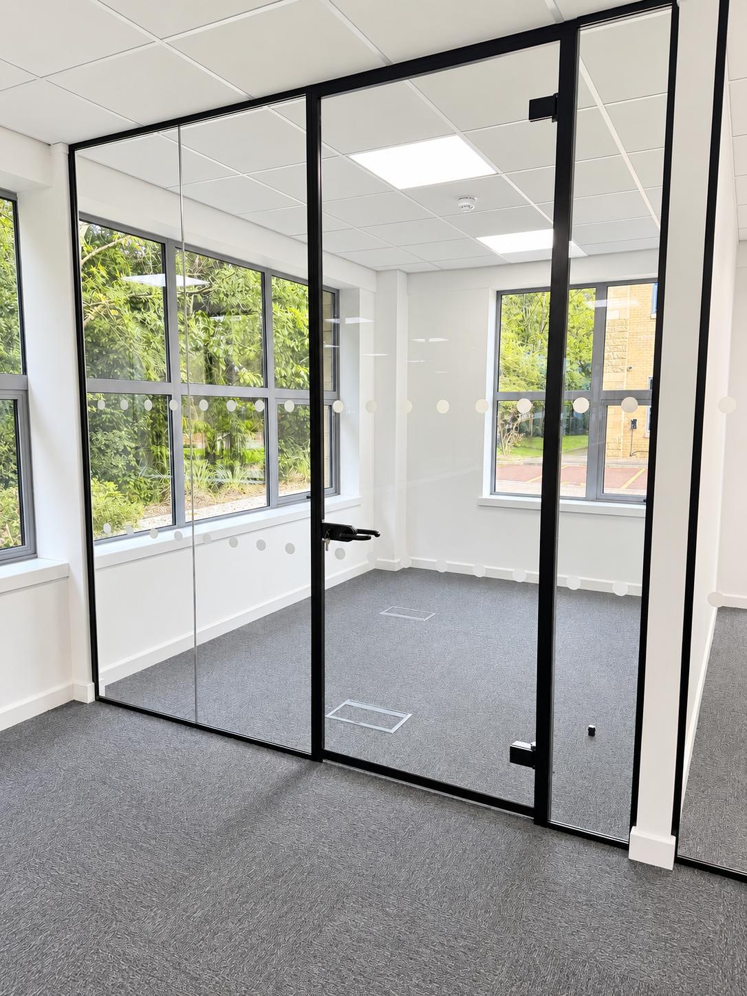 office-fit-out-glazed-partition-private-office-manifestation